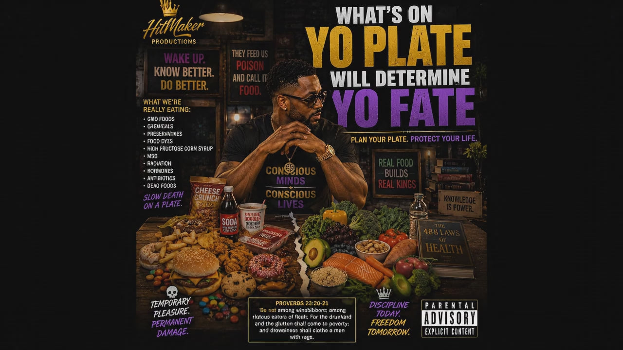 WHAT'S ON YO PLATE WILL DETERMINE YO FATE
